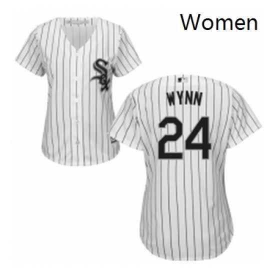 Womens Majestic Chicago White Sox 24 Early Wynn Replica White Home Cool Base MLB Jersey